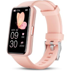 ساعة WalkerFit لتعقب اللياقة البدنية للنساء، Reloj Inteligente Mujer مع مراقب ضغط الدم ومعدل ضربات القلب والنوم، ومتتبع النشاط المقاوم للماء وساعة Android الذكية لهواتف iPhone، ومتتبع الخطوات، وعداد الخطى in Kuwait