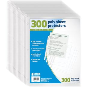 Better Office Products Sheet Protectors, 300 Count