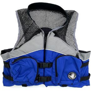 Body Glove Cove Unisex Nylon Fishing Vest - Adult Water Fishing Jacket Vest for Sports Boat Kayak Paddling Use and Safety Sports Vests for Men and Women
