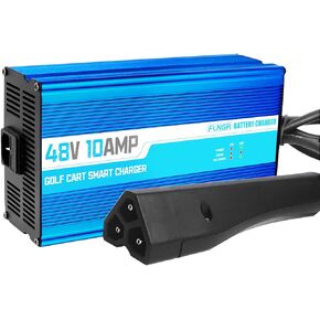 48 Volt Golf Cart Battery Charger for ez go RXV&TXT,10Amp with Trickle Charge,6-10Hour Full Charge,Smart 48 Volt Battery Charger for ez go Golf Cart,Compatible ezgo Charger,48v Battery Charger
