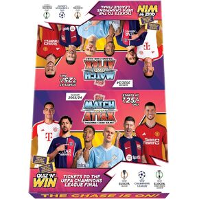 Topps UEFA Champions League Match Attax 23/24 Trading and Collectible Card Game(Flow Pack- Pack of 40)