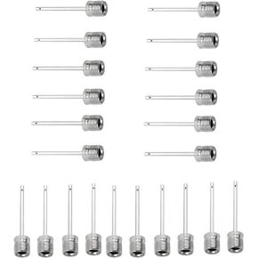 Ball Pump Inflation Needle - Stainless Steel Air Pump Needles with - Ideal for Blowing Up Football, Basketball, Volleyball, and All Other Sports Balls (22 Pack)