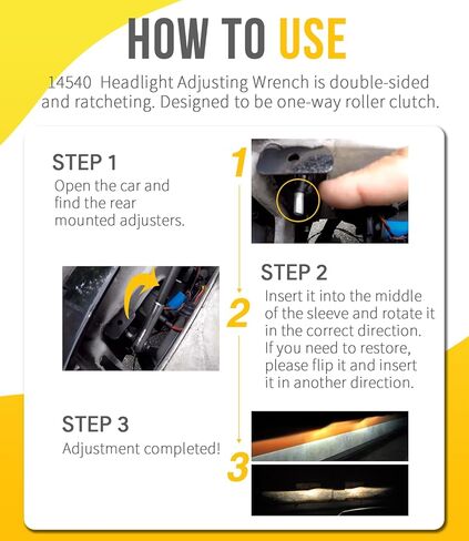 14540 سقاطة ضبط المصباح الأمامي، 4 مم سداسي in Kuwait