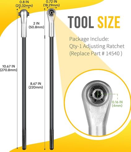 14540 سقاطة ضبط المصباح الأمامي، 4 مم سداسي in Kuwait