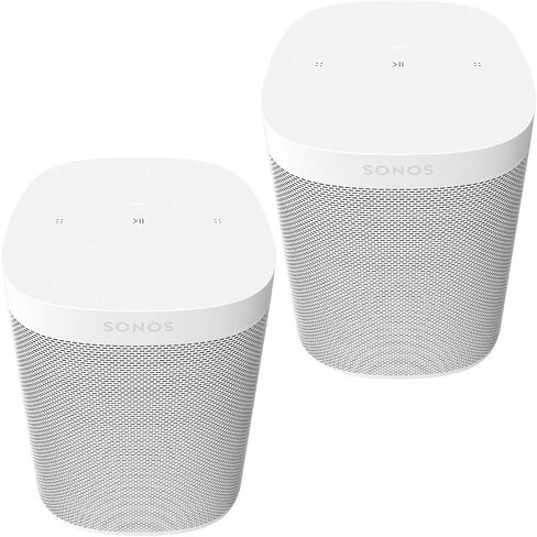 مجموعة مكونة من أربع غرف Sonos One SL (أبيض) (متجددة) in Saudi Arabia