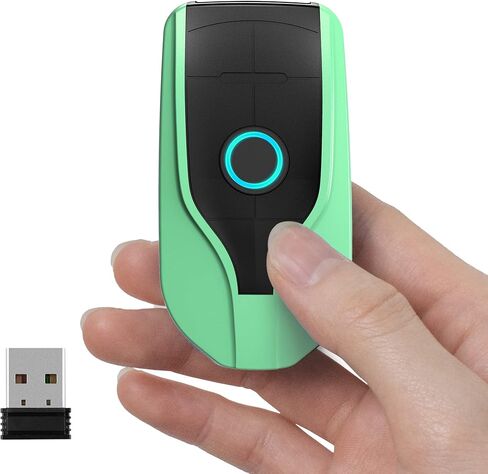 NADAMOO Wireless Mini Barcode Scanner 1D Bar Code Reader Compatible with Bluetooth,2.4G Wireless & USB Wired Connection,Portable Barcode Reader for Inventory Library Supermarket in Kuwait