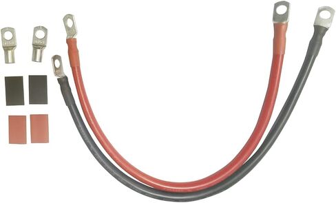 كابل عاكس للبطارية مقاس 6 AWG مع عروات كابل 5/16 بطول 3 أقدام (1 قدم) in Kuwait