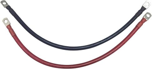 كابل عاكس للبطارية مقاس 6 AWG مع عروات كابل 5/16 بطول 3 أقدام (1 قدم) in Kuwait