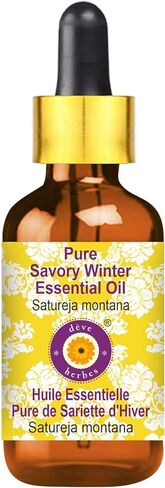 dève herbes Pure Savory Winter Essential Oil (Satureja Montana) with Glass Dropper Steam Distilled 15ml (0.50 oz) in Saudi Arabia