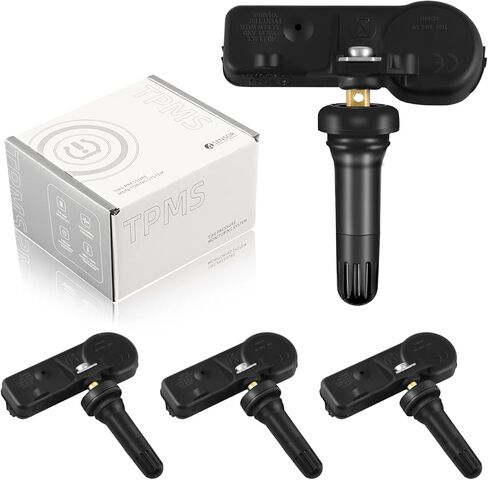 مستشعر TPMS متوافق مع جيب جراند شيروكي دودج تشالنجر تشارجر رام 1500 كرايسلر فيات 500، مستشعر ضغط الإطارات يستبدل # 56029398AA، 56029398AB، 68241067AA، 68241067AB 433 ميجا هرتز in Kuwait