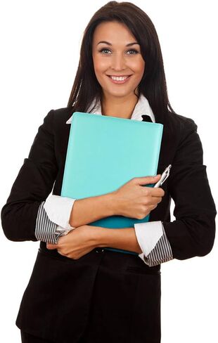 مجلد محفظة Padfolio باللون الذهبي الوردي مع قلم - محفظة استئناف من جلد البولي يوريثان من Geila كهدية عيد الميلاد - منظم للمقابلات/الوثائق القانونية وحامل بطاقات العمل لمؤتمر مكتب مدرسة الأعمال in Kuwait