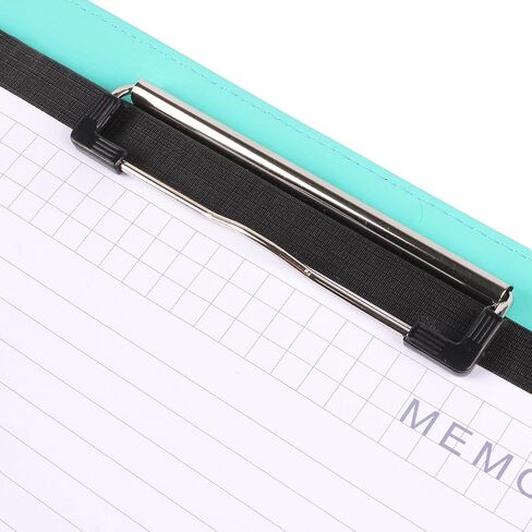 مجلد محفظة Padfolio باللون الذهبي الوردي مع قلم - محفظة استئناف من جلد البولي يوريثان من Geila كهدية عيد الميلاد - منظم للمقابلات/الوثائق القانونية وحامل بطاقات العمل لمؤتمر مكتب مدرسة الأعمال in Kuwait