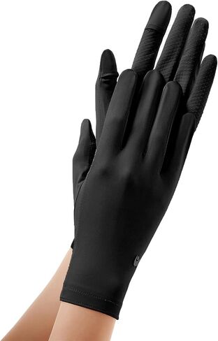 amokk 2 Pairs Driving Gloves for Women Sunblock Wrist Length Non-slip Sun Protection Gloves in Saudi Arabia