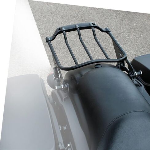Fit 2021 Street Glide Luggage Rack Harley Luggage Rack Black Air Wing King قابل للفصل اثنين من الرف لدراجة نارية 2020 Road Glide رف أمتعة خلفي أسود بجولة رف هارلي المرفق in Kuwait
