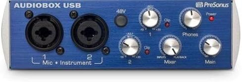 PreSonus AudioBox Studio with Headphones, Microphone, Mic Cable, USB Cable, and StudioOne Artist Software (Download) in Saudi Arabia