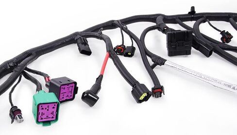 سرج أسلاك المحرك 5C3Z-12B637-BA، متوافق مع محرك الديزل Ford F-250 F-350 F-450 F-550 2005 2006 2007 6.0L (تاريخ البناء 11/4/2004 وفي وقت لاحق فقط) in Kuwait