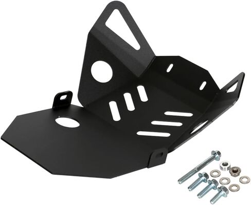 لوحة انزلاقية أمامية للمحرك السفلي تحت غطاء واقي الطين متوافق مع XR250 /Baja/Motard 1995-2007 (أسود) in Saudi Arabia