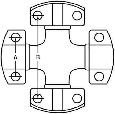 SKF U-Joint UJ534G For Chevrolet GMC Pontiac Cadillac in Saudi Arabia
