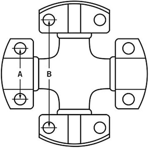 SKF U-Joint UJ534G For Chevrolet GMC Pontiac Cadillac in Saudi Arabia