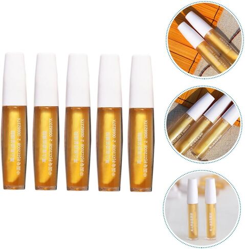 Toyvian 5pcs Liquid Dimo ​​glue Chinese Flute Dizi Flute Membrane Traditional Instrument Parts Glue Liquid Adhesive Flute Diaphragm Traditional Flute Parts Plastic Fragrance Chewing Gum in Saudi Arabia