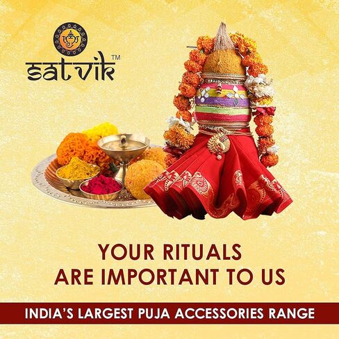 SATVIK 50 Pc Pure Cow Ghee Wicks for Pooja 60 Min Burning Time Home Mandir Nitya Pujan Readymade Ghee Jyot Ghee Diya Indian Housewarming Return Gift Items Puja Accessories Diwali Diya Cotton Wicks in Saudi Arabia