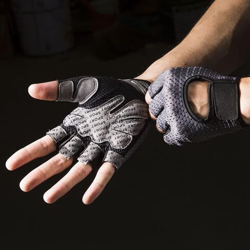 Workout Gloves,Weight Lifting Fingerless Gym Exercise Gloves,Men's and Women's Anti-calluses Must-Have Fitness Gloves, Lightweight and Breathable in Saudi Arabia