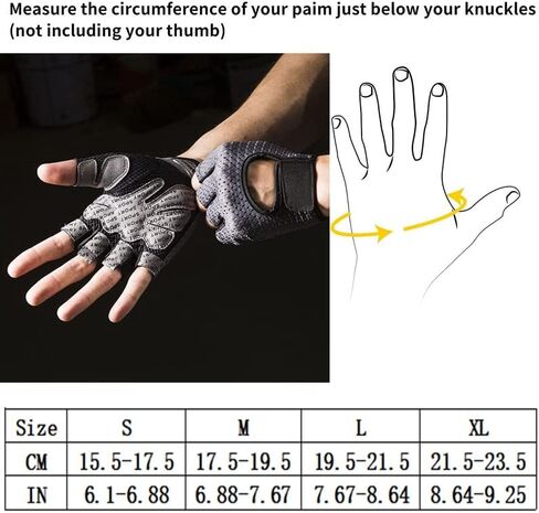 Workout Gloves,Weight Lifting Fingerless Gym Exercise Gloves,Men's and Women's Anti-calluses Must-Have Fitness Gloves, Lightweight and Breathable in Saudi Arabia