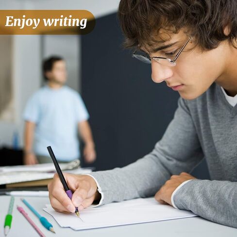 30 قطعة من مقابض أقلام الرصاص للكتابة اليدوية للأطفال، حامل أقلام TACYKIBD للأطفال، أداة تصحيح وضعية قبضة اليد للأطفال الصغار في مرحلة ما قبل المدرسة والأطفال لليسار أو اليمين (4 أنواع) in Kuwait