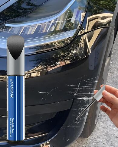 طلاء Tesla Touch Up - إصلاح الخدوش بنفسك مع اللون المطابق للطراز 3/Y/S/X (رمادي ستيلث (PN01)) in Saudi Arabia