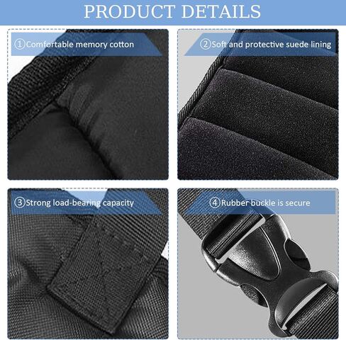 أرجوحة قدم للطائرة ومسند للقدمين أثناء السفر: ملحقات مسند قدم الطائرة وحمالة القدم المحمولة وأساسيات الراحة من إسفنج الذاكرة in Kuwait