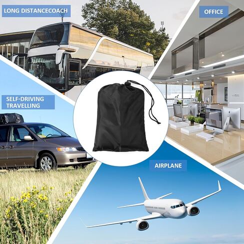 أرجوحة قدم للطائرة ومسند للقدمين أثناء السفر: ملحقات مسند قدم الطائرة وحمالة القدم المحمولة وأساسيات الراحة من إسفنج الذاكرة in Kuwait