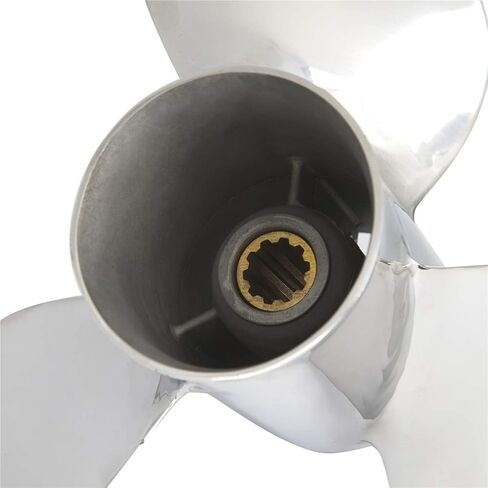 YOUNG PROPS OEM Upgrade Stainless Steel Outboard Propeller for Yamaha Engines 20-30 HP, 10 Tooth, RH in Saudi Arabia