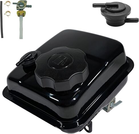 Gas Fuel Tank W/ Side Vent port for Coleman 98cc CK100 CK100-S SK100 Kids Go Kart, Screw on Fuel Tank for Realtree RTK100, Monster / Mega moto MAX MM-K100 ,154F 3.0 hp Engine Parts in Kuwait