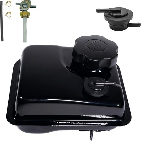 Gas Fuel Tank W/ Side Vent port for Coleman 98cc CK100 CK100-S SK100 Kids Go Kart, Screw on Fuel Tank for Realtree RTK100, Monster / Mega moto MAX MM-K100 ,154F 3.0 hp Engine Parts in Kuwait