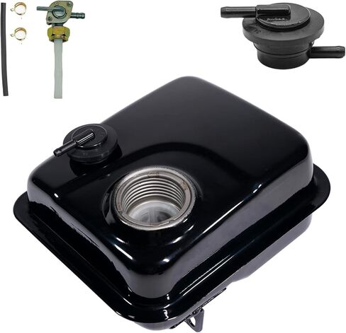 Gas Fuel Tank W/ Side Vent port for Coleman 98cc CK100 CK100-S SK100 Kids Go Kart, Screw on Fuel Tank for Realtree RTK100, Monster / Mega moto MAX MM-K100 ,154F 3.0 hp Engine Parts in Kuwait