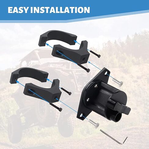 UTV ATV Gas Can Mount, Oil Mounting Holder Gas Tank Cans Holder Compatible Polaris RZR Pioneer Yamaha Can Am Maverick X3 in Saudi Arabia