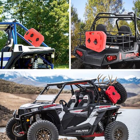 UTV ATV Gas Can Mount, Oil Mounting Holder Gas Tank Cans Holder Compatible Polaris RZR Pioneer Yamaha Can Am Maverick X3 in Saudi Arabia