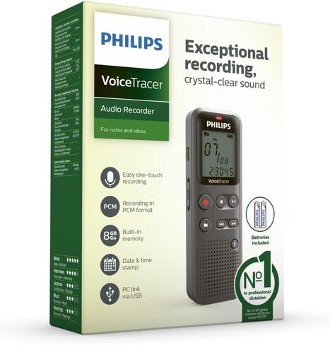Philips DVT1120 VoiceTracer Audio Recorder in Saudi Arabia