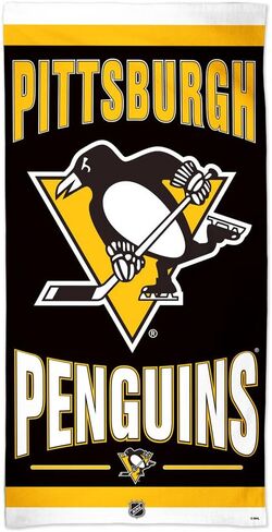 منشفة الشاطئ WinCraft NHL Pittsburgh Penguins، لون الفريق، مقاس واحد in Kuwait