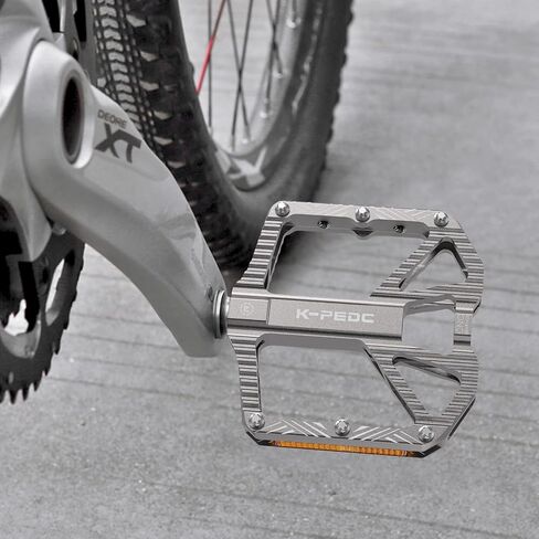 دواسات دراجة الطريق/الجبل، دواسات دراجة من سبائك الألومنيوم مقاس 9/16 بوصة، دواسات MTB خفيفة الوزن غير قابلة للانزلاق، محامل محكمة الغلق، دواسات منصة الدراجة BMX MTB in Kuwait