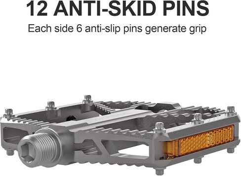 دواسات دراجة الطريق/الجبل، دواسات دراجة من سبائك الألومنيوم مقاس 9/16 بوصة، دواسات MTB خفيفة الوزن غير قابلة للانزلاق، محامل محكمة الغلق، دواسات منصة الدراجة BMX MTB in Kuwait