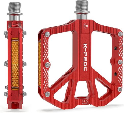 دواسات دراجة الطريق/الجبل، دواسات دراجة من سبائك الألومنيوم مقاس 9/16 بوصة، دواسات MTB خفيفة الوزن غير قابلة للانزلاق، محامل محكمة الغلق، دواسات منصة الدراجة BMX MTB in Saudi Arabia