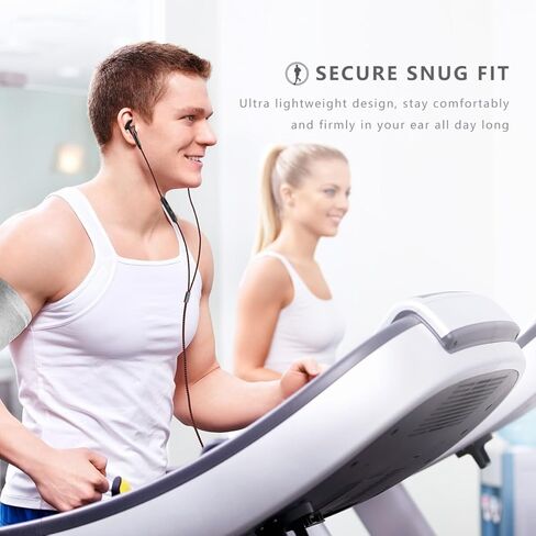 سماعات رأس سلكية USB C للجري الرياضي، سماعات أذن نصف داخل الأذن مزودة بميكروفون، ملاءمة آمنة، سلك مضفر مقاوم للتشابك، صوت نقي، سماعات أذن من النوع C مع ميكروفون للتمرينات وصالة الألعاب الرياضية والركض - أحمر in Kuwait