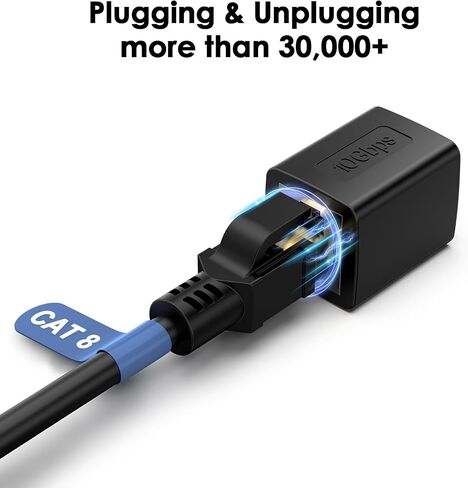 BIFALE RJ45 Coupler Female to Female 10Gbps 3Pack, High Speed Ethernet Coupler Ethernet Extender 328 FT Long Distance for Cat 8 Cat 7 Cat 6 Cat 5 Ethernet Cable in Line Female to Female Coupler in Kuwait