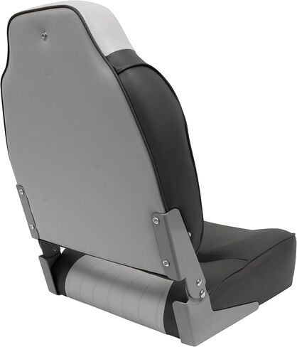 Wise 8WD640PLS-664 Lund Style High Back Boat Seat, Grey/Charcoal in Saudi Arabia
