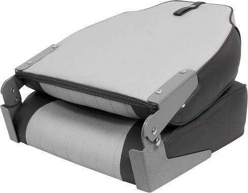 Wise 8WD640PLS-664 Lund Style High Back Boat Seat, Grey/Charcoal in Saudi Arabia