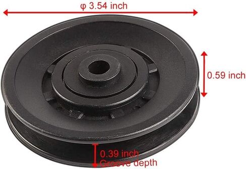 90mm Universal Bearing Pulley Wheel for Cable Machine Gym Equipment Part Garage Door in Saudi Arabia