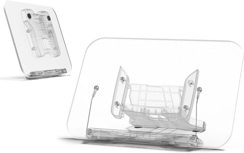 حامل كتب للقراءة، حامل عرض الكتب، 15 درجة ~ 65 درجة 13 وضعية قابلة للتعديل، حامل الكمبيوتر اللوحي، لجهاز Kindle، iPad، كمبيوتر محمول 12 ~ 15 بوصة، الهاتف المحمول، القراءة، الطبخ، الدراسة، حامل الوصفات، قابل للطي in Kuwait