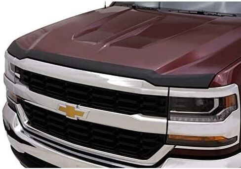 غطاء فتحة التهوية التلقائي [AVS] واقي غطاء Aeroskin | 2011 - 2014 جي إم سي سييرا 2500HD، 3500HD، منخفض المستوى/متدفق - دخان | 322029 in Saudi Arabia