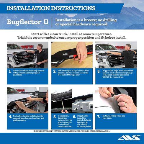 Auto Ventshade [AVS] Bugflector II / Hood Shield | High Profile, Dark Smoke | 25006 | 2001 - 2005 Ford Explorer, Explorer Sport Trac in Saudi Arabia